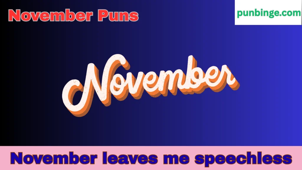 November Puns